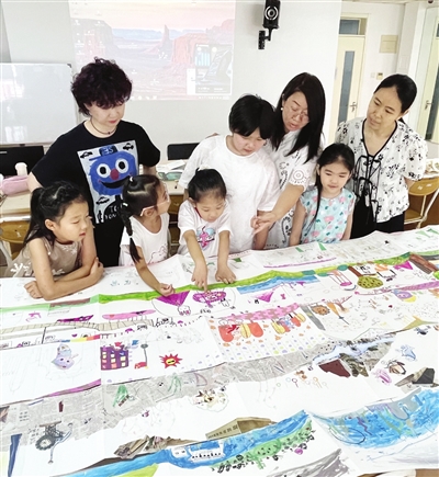 在线配资服务 天津市群众艺术馆举办少儿绘本创作研学训练营&#32;开放式美育放飞孩子创造力